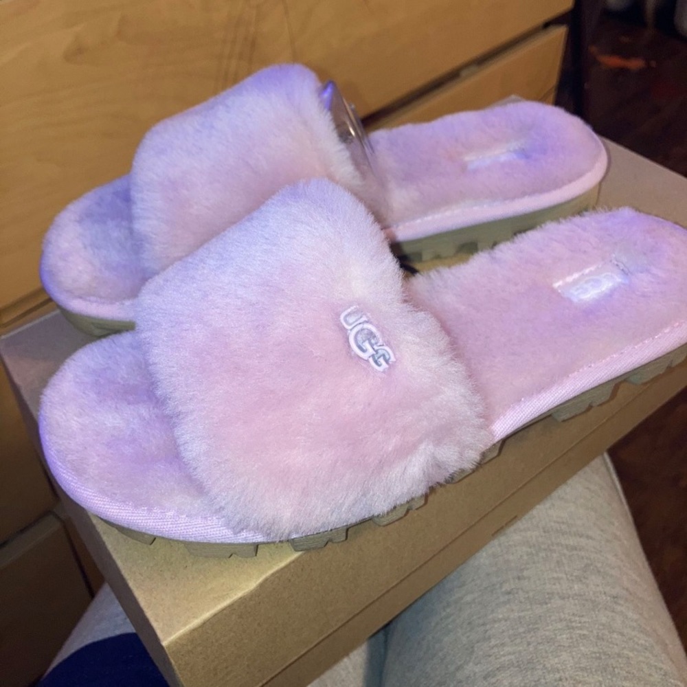 Lavender UGG slippers, brand new in box